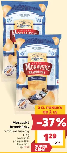 Moravské brambůrky zemiakové lupienky