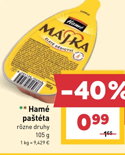Hamé paštéta Májka
