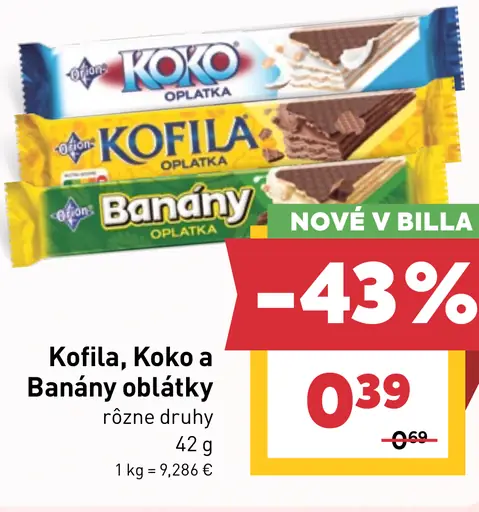 Sedita Koko oblátky