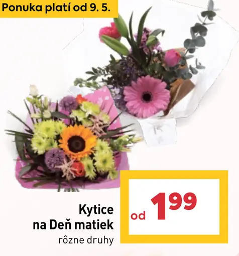 Kytice na Deň matiek rôzne druhy