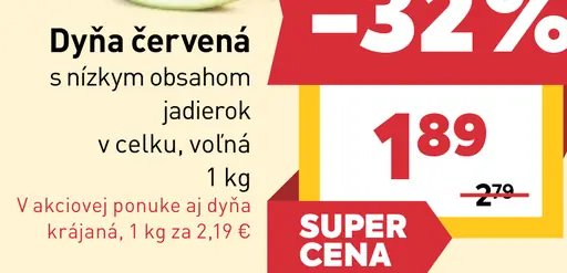 Dyňa červená bez jadier