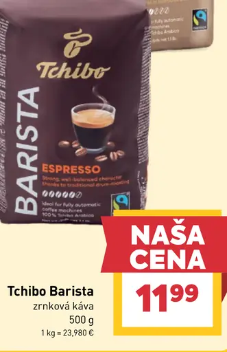 Tchibo Barista zrnková káva