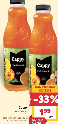 Cappy multivitamín nápoj
