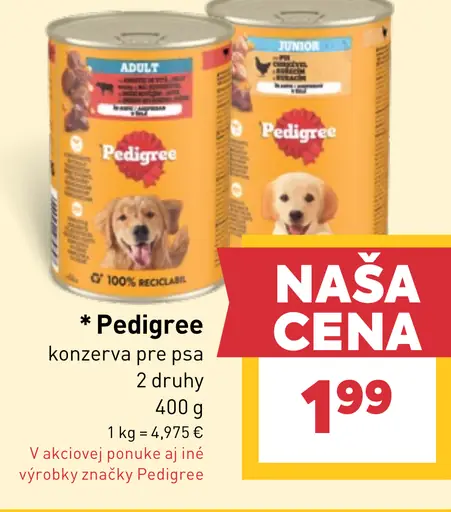 Pedigree Pochúťka pre psa