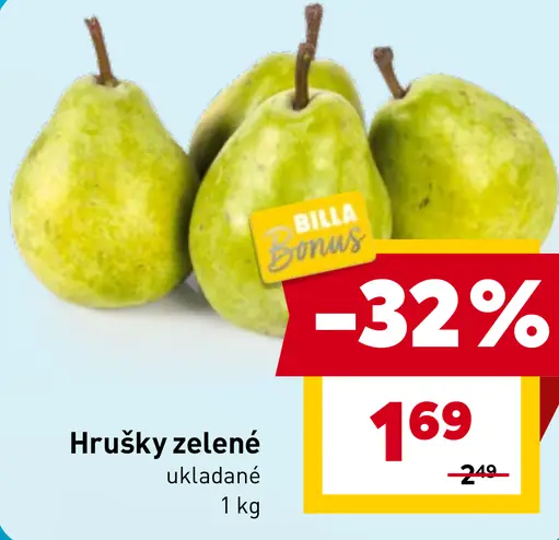 Hrušky zelené