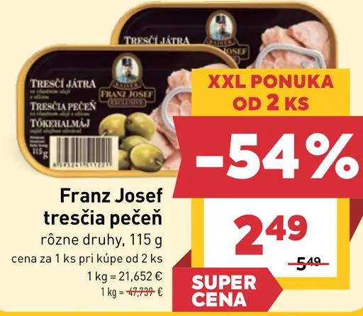 Franz Josef Tresčia pečeň
