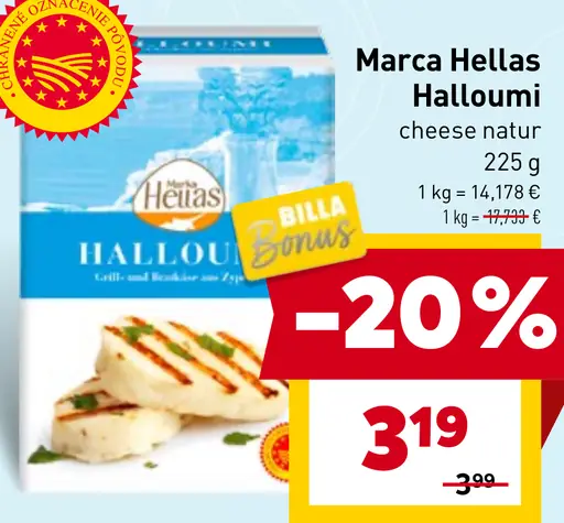 Marca Hellas Halloumi cheese natur