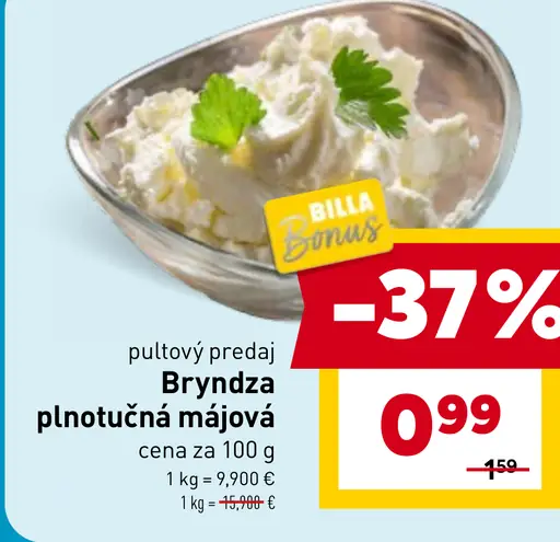 Bryndza plnotučná májová