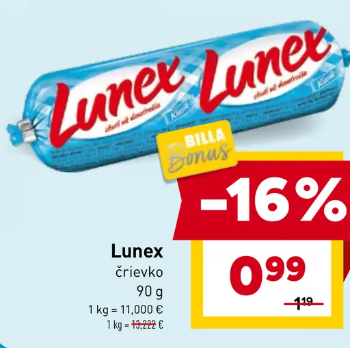 Lunex črievko