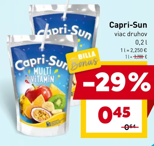 Capri-Sun nápoje