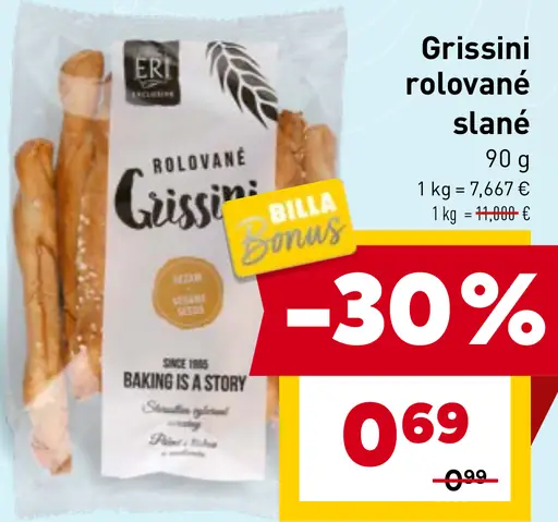 ERI Bakery Grissini rolované slané
