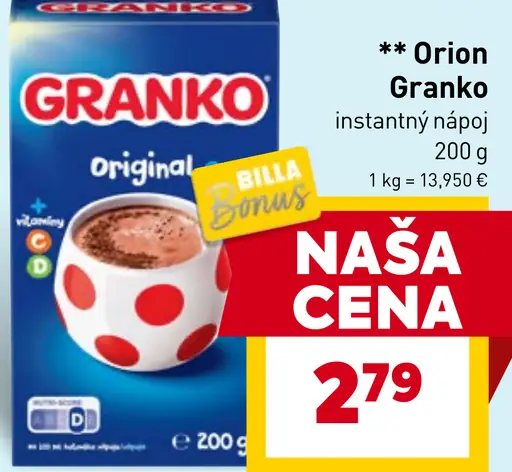 Orion Granko instantný nápoj kakaový