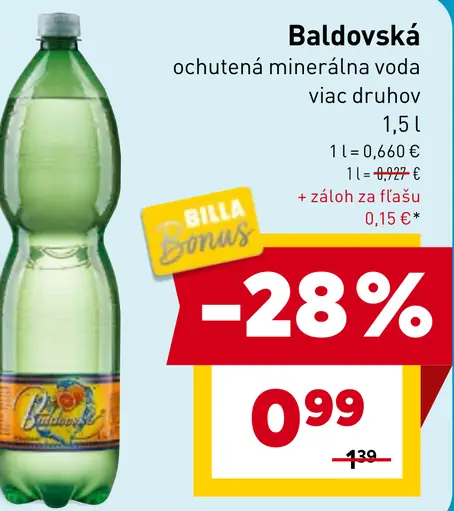 Baldovská ochutená minerálna voda
