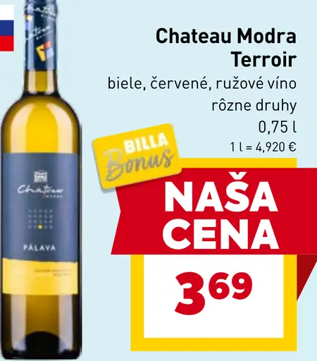 Chateau Modra Terroir víno