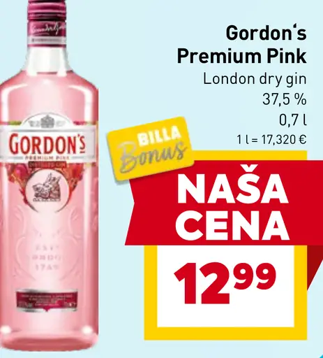 Gordon's gin pink