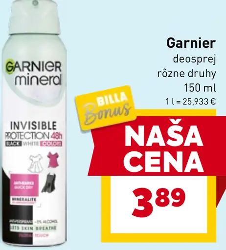 Garnier dezodorant