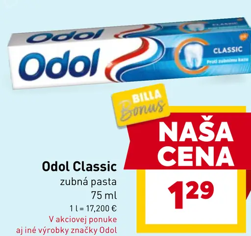 Odol zubná pasta Classic
