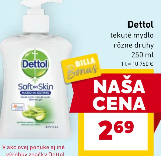 Dettol tekuté mydlo