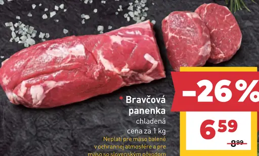 Bravčová panenka chladená