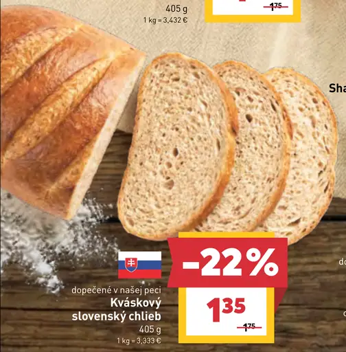 Kváskový slovenský chlieb