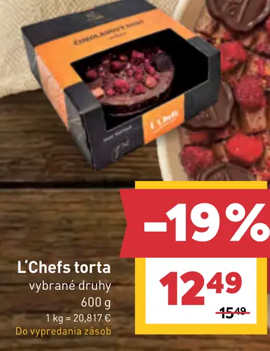 L’Chefs torta vybrané druhy