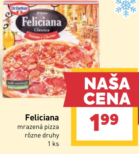 Dr. Oetker Feliciana mrazená pizza rôzne druhy