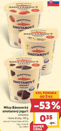 Mils Bánovecký smotanový jogurt