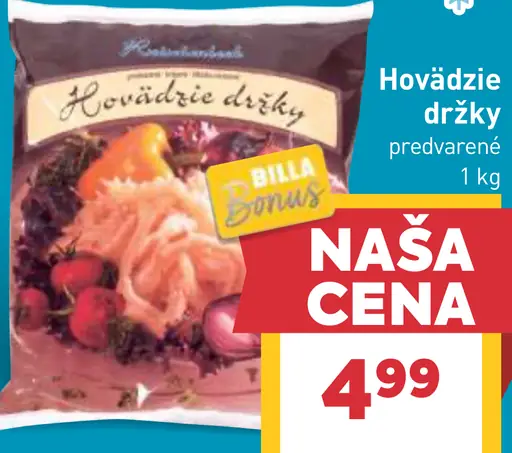 Billa Bonus hovädzie držky predvarené