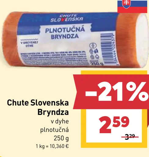 Chute Slovenska bryndza plnotučná