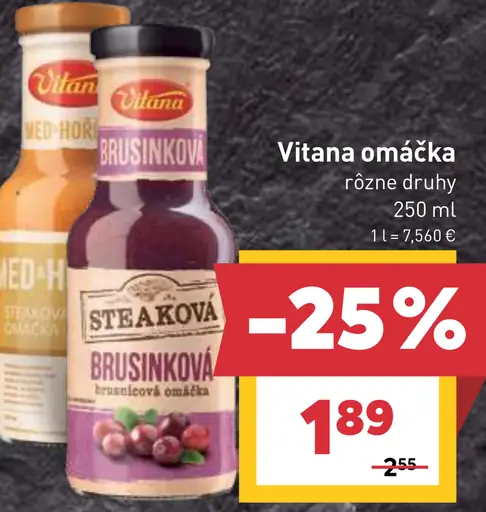 Vitana Omáčka Brusnicová