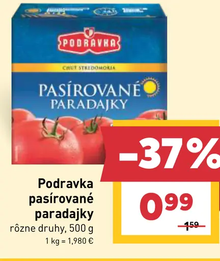 Podravka Pasírované paradajky