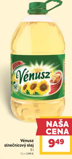 Vénusz Slnečnicový olej