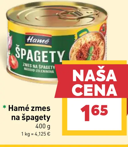Hamé Zmes na špagety