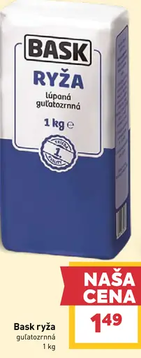 Bask ryža guľatozrnná