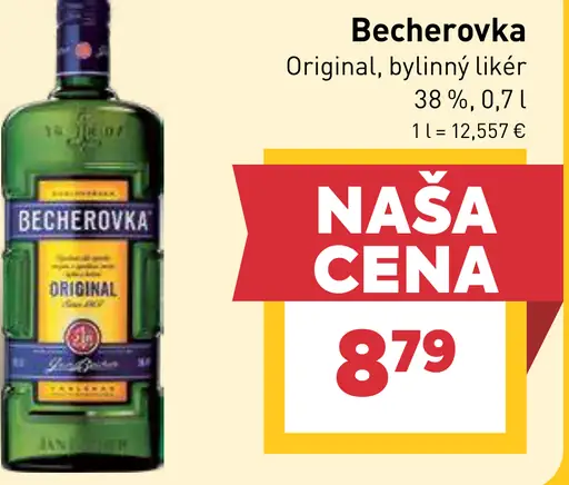 Becherovka Original bylinný likér