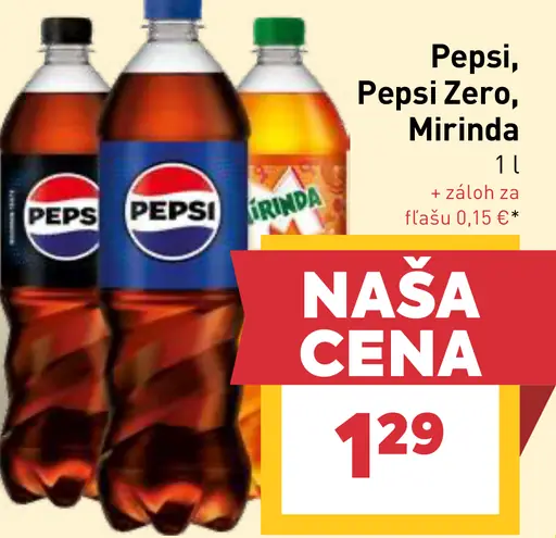 Pepsi, Pepsi Zero, Mirinda, 7Up