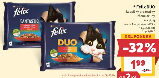 Felix kapsičky pre mačky