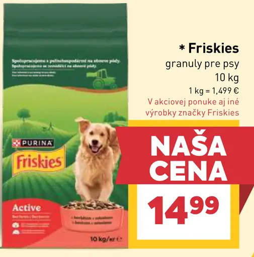 Friskies granuly pre psy Active
