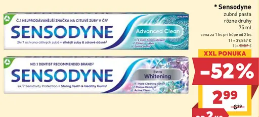 Sensodyne zubná pasta
