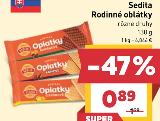 Sedita Rodinné oblátky