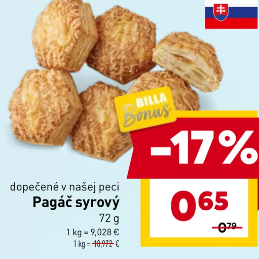 Pagáč syrový