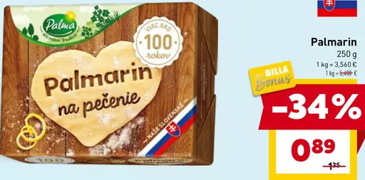 Palmarin rastlinný tuk na pečenie