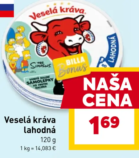 Veselá kráva lahodná