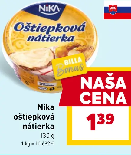 Nika oštiepková nátierka