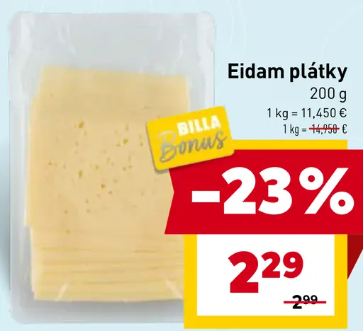 Eidam Plátky