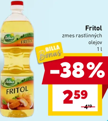 Fritol zmes rastlinných olejov
