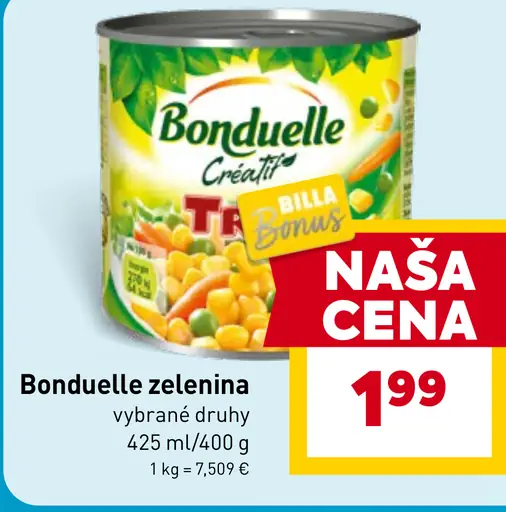 Bonduelle zelenina