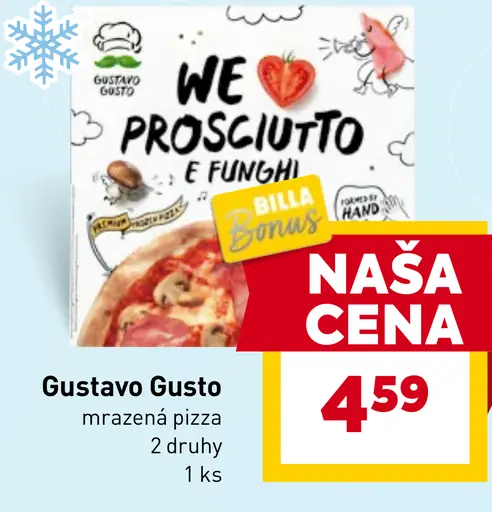 Gustavo Gusto mrazená pizza