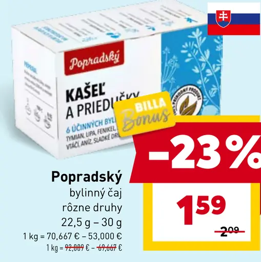 Popradský bylinkový čaj