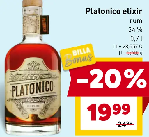 Platonico elixír rum